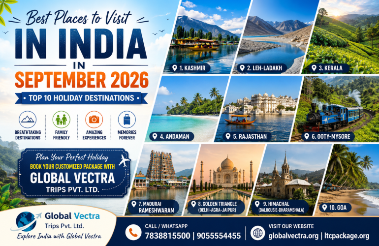 Best Places to Visit in India in September 2026